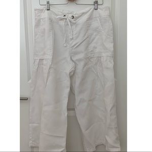 •🌸NWOT XCVI LINEN WIDE LEG CAPRIS•